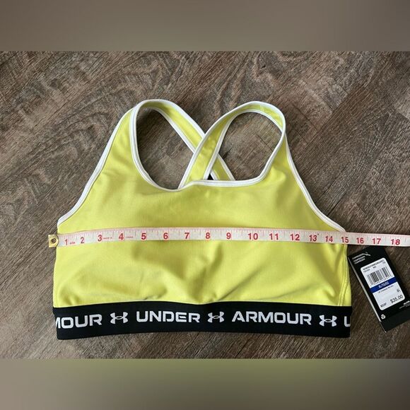Under Armour Mid Cross-back Sports Bra-Size XL - Picture 5 of 6